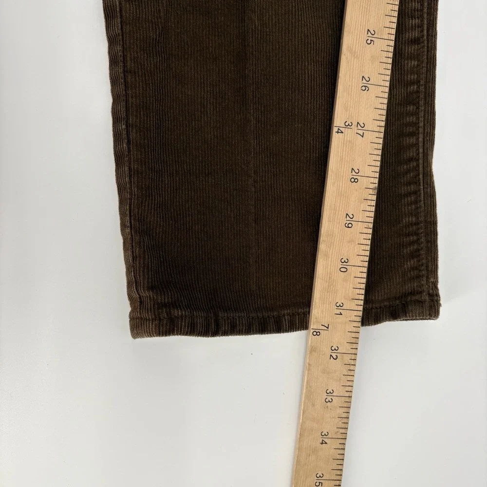 J Crew 770 Straight Fit Corduroy Pants Mens 32x32(31.5) Brown Preppy‎